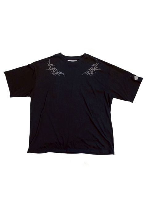 【26SS】3D エンブロイダリー Tシャツ / 3D EMBROIDERED T-SHIRT / ブラック