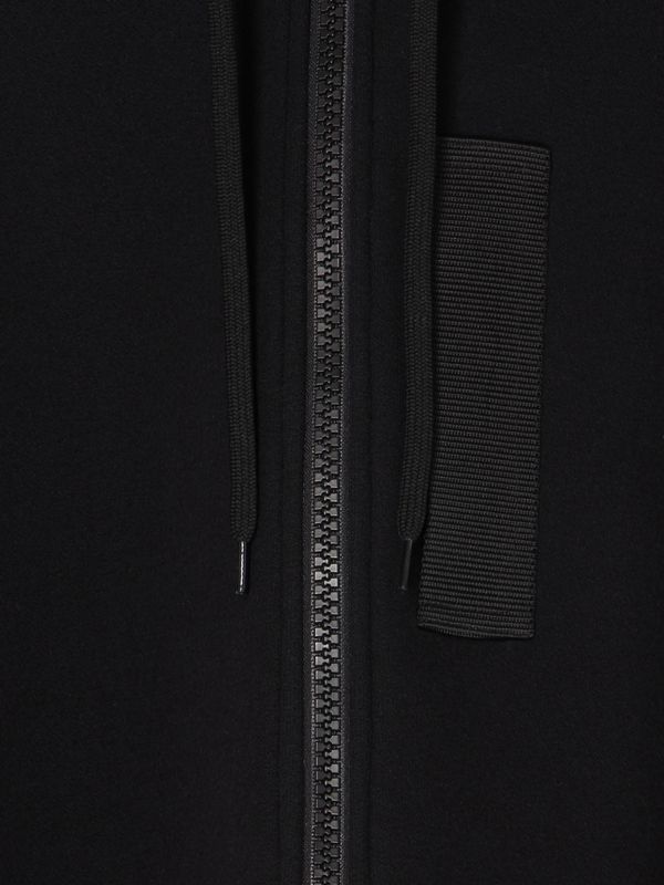 【26AW】 ミリタリー ジップ フーディー / MILITARY ZIP HOODIE / ブラック