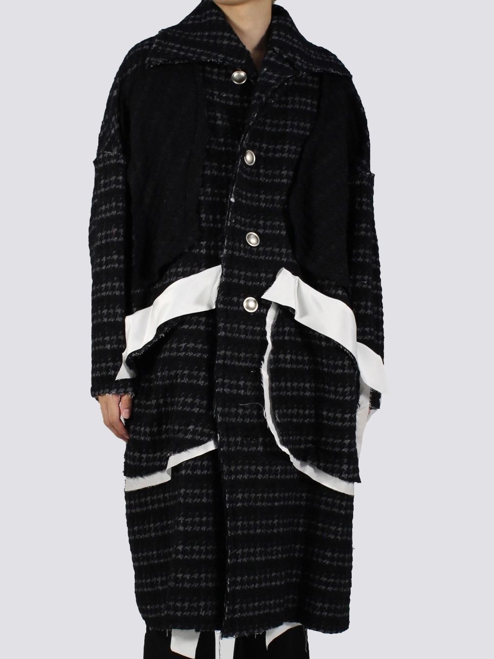 sulvam 22aw hounds tooth coat