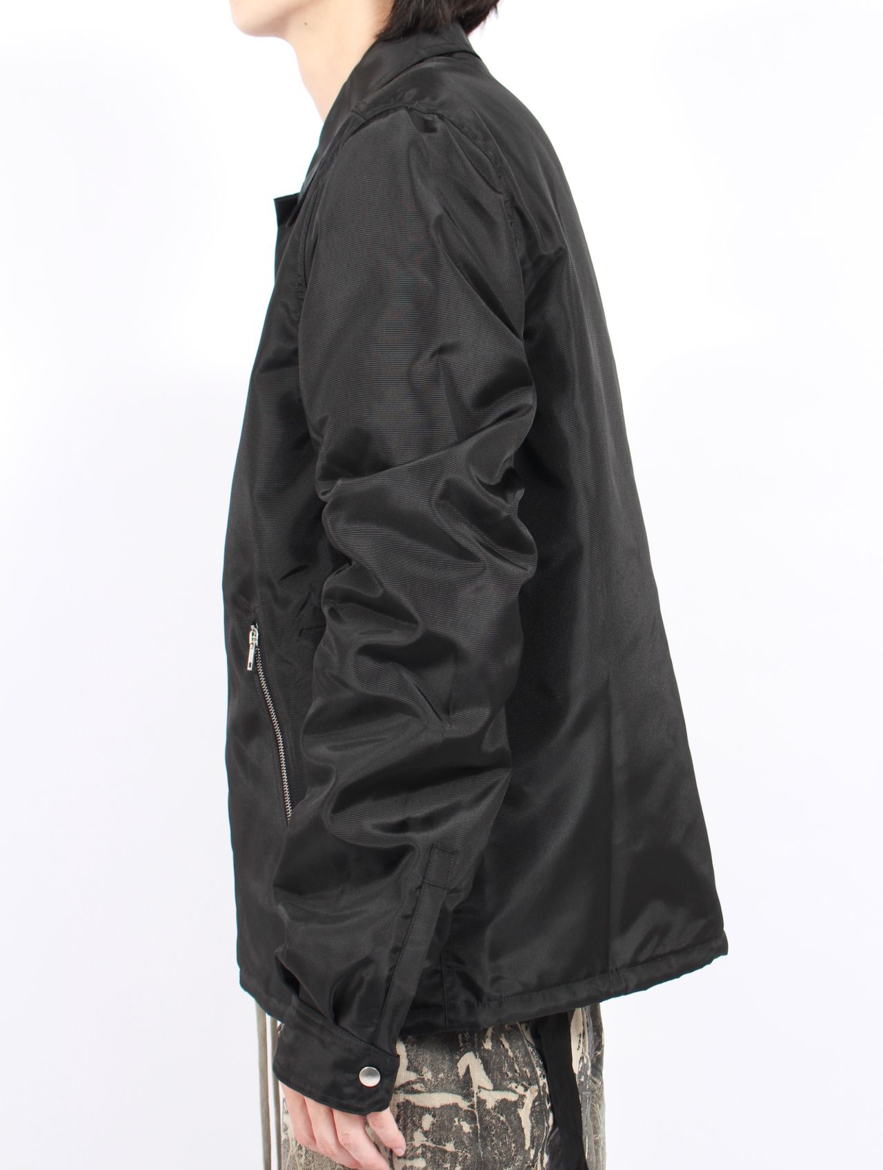 【25AW】コンシール ジップフロント ジャケット / CONCEALED ZIPFRONT JKT / ブラック