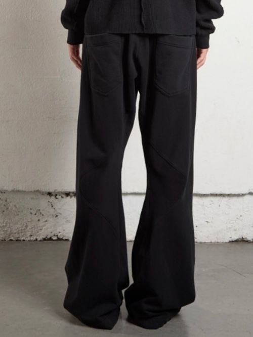 NVRFRGT - 【25SS】3D ツイステッド ラウンジ ワイド パンツ / 3D TWISTED LOUNGE WIDE PANTS /  DARK BROWN(ダークブラウン) | STORY