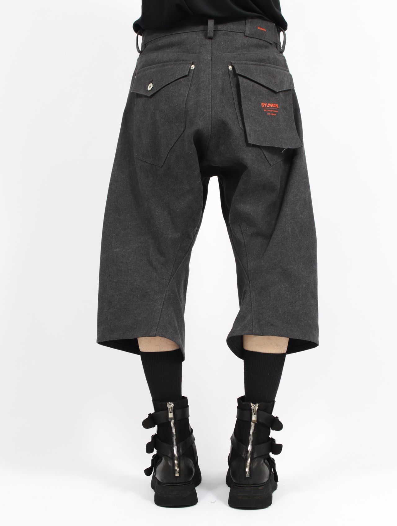 【26SS】 3D ショート デニム パンツ / 3D SHORT DENIM PANTS / ダークグレー