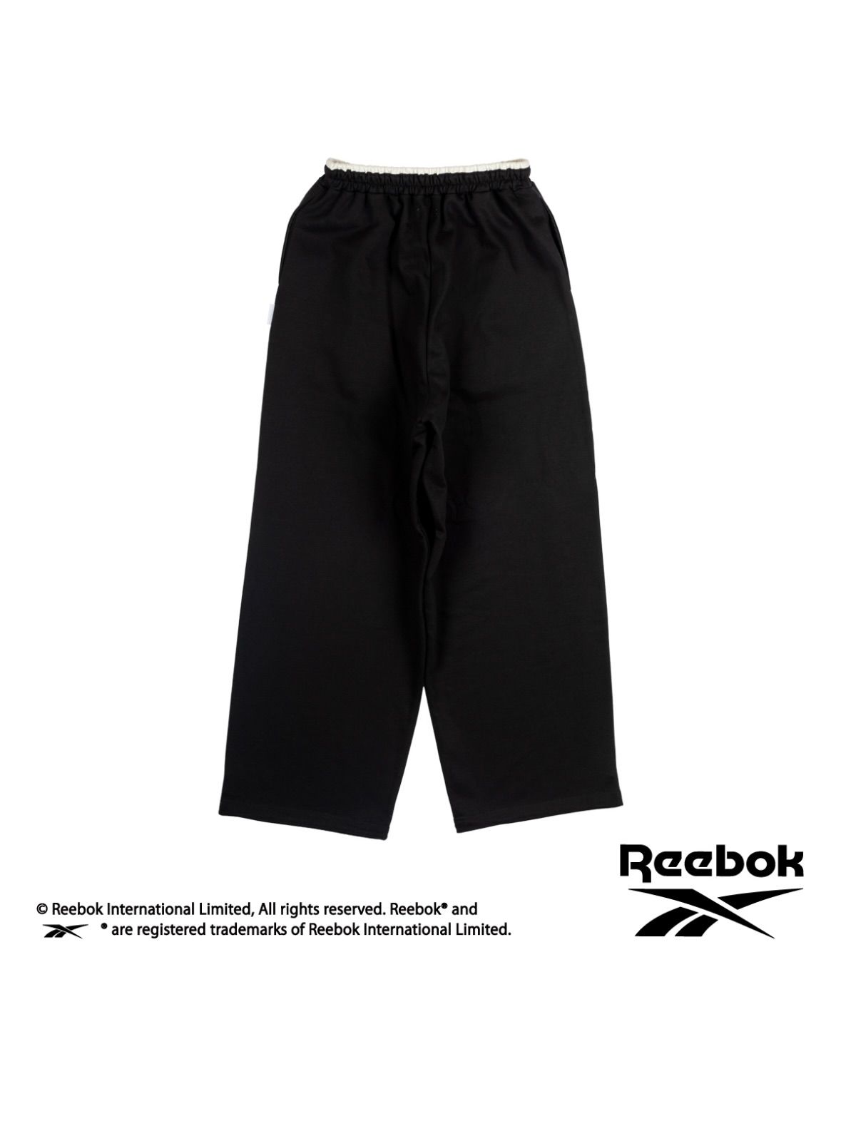 【25AW】リーボック コラボ ユニフォーム スウェット トラウザーズ / × REEBOK UNIFORM SWEAT TROUSERS / ブラック