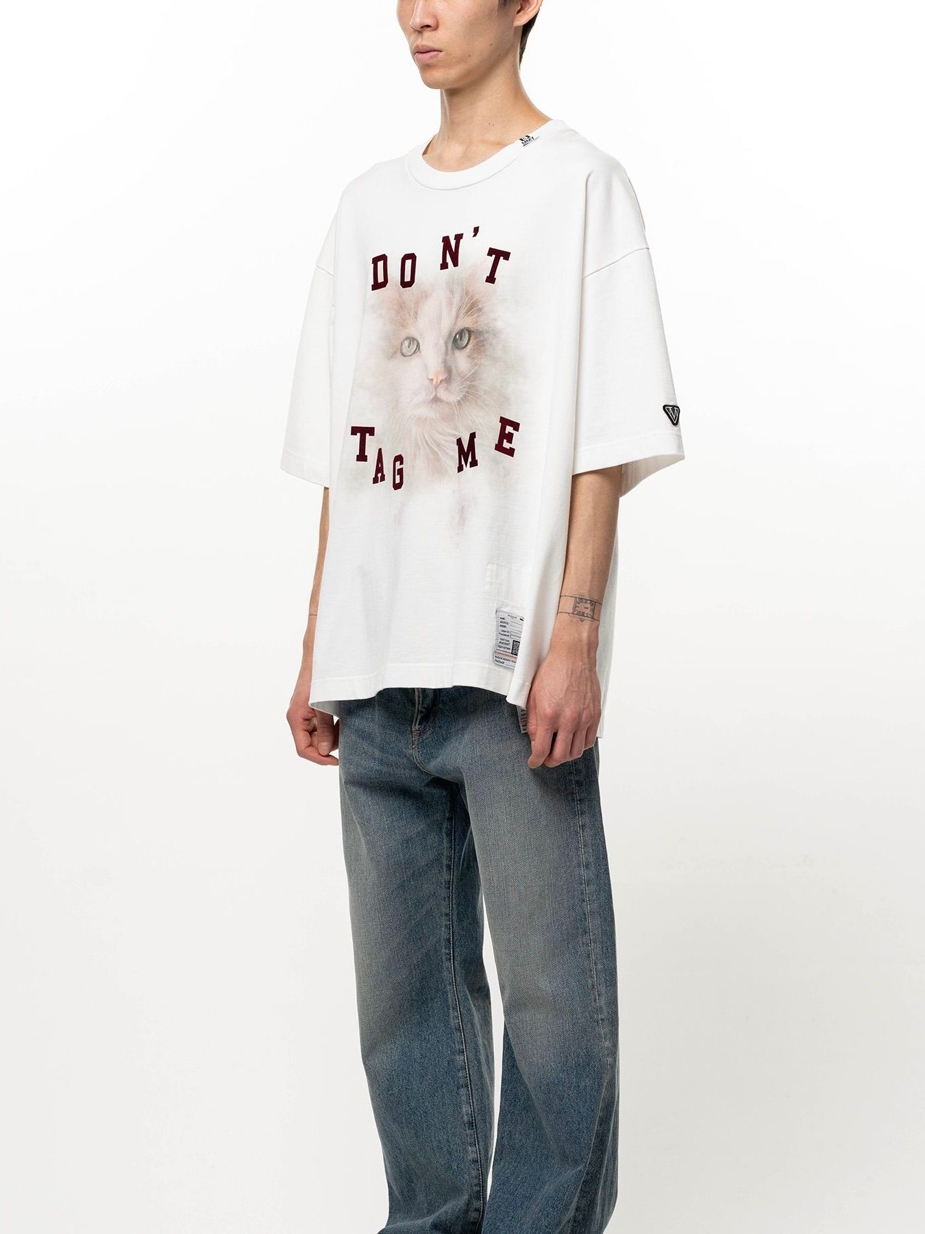 【26AW】キャット プリンテッド Tシャツ / CAT PRINTED TEE / ホワイト