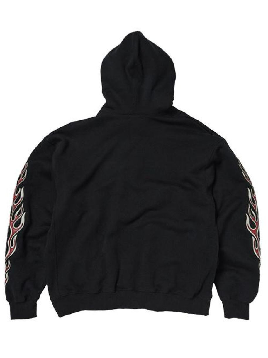 Thug Club - 【25AW】レザー フレーム パーカー / LEATHR FLAME Thug Club - 【25AW】レザー フレーム パーカー / LEATHR FLAME
