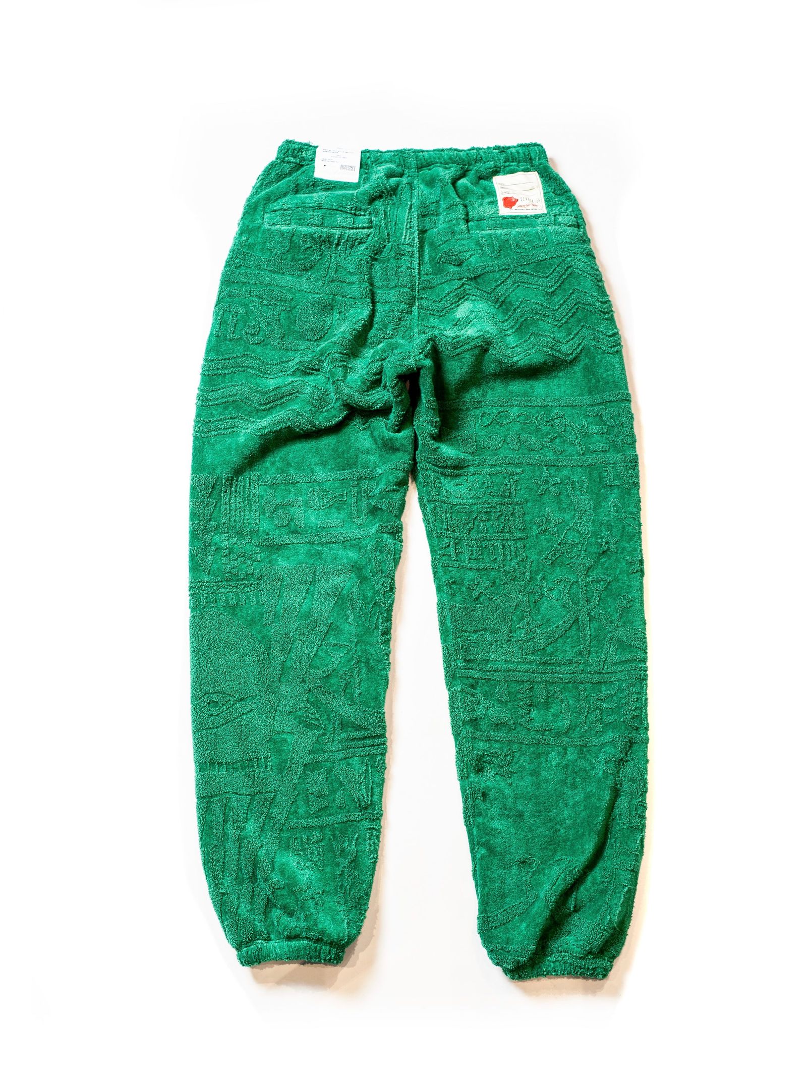 ジャガード パイル リラックス パンツ / JACQUARD PILE PANTS VER.IMABARI / グリーン