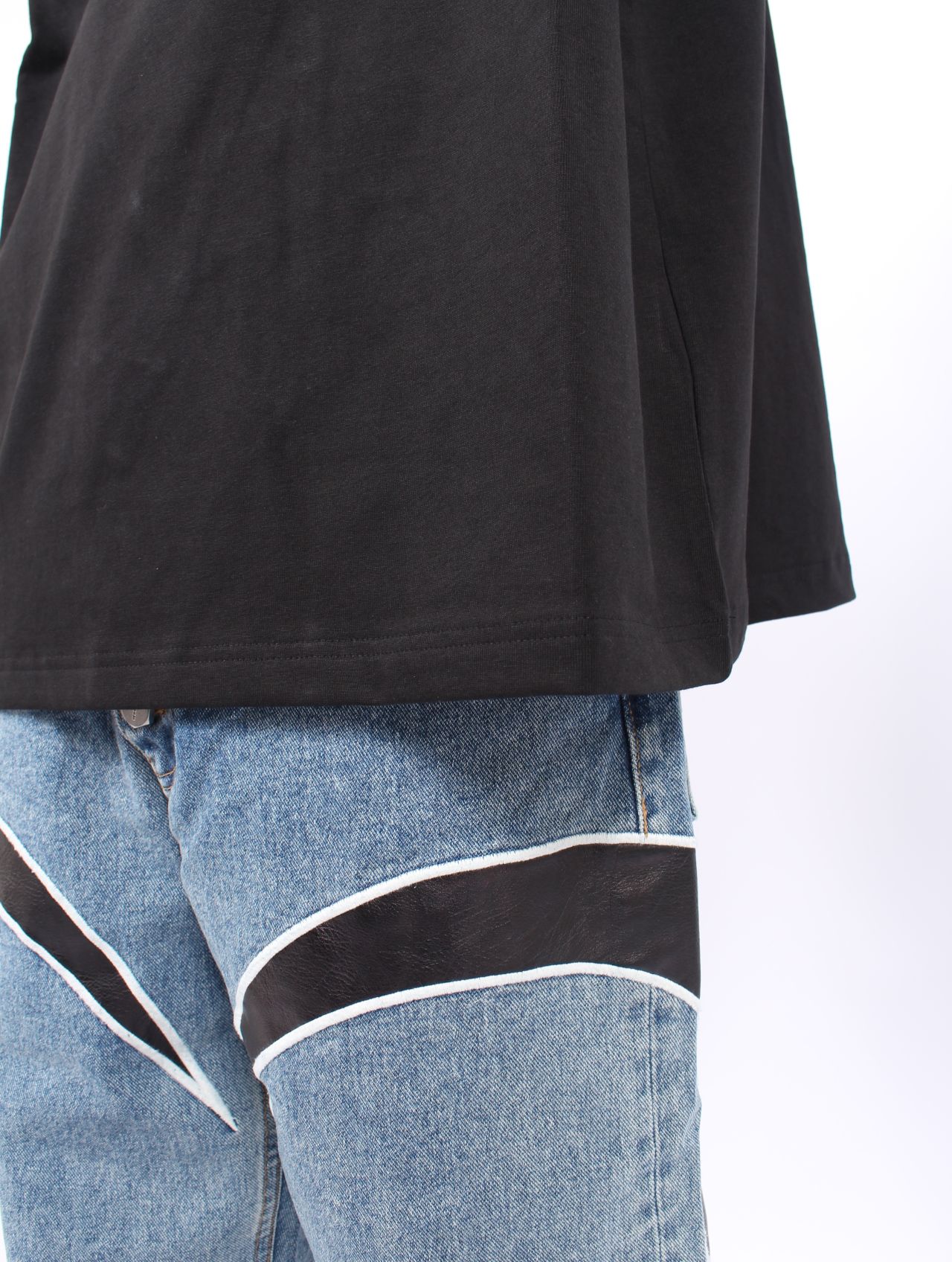 【25AW】TC パターン ロングスリーブ Tシャツ 長袖 カットソー / TC PATTERN LONG-SLEEVE / ブラック