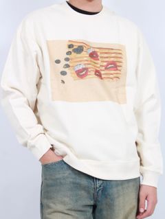 【25SS】フォト スウェット 長袖 トップス / PHOTO SWEAT TOPS / ホワイト