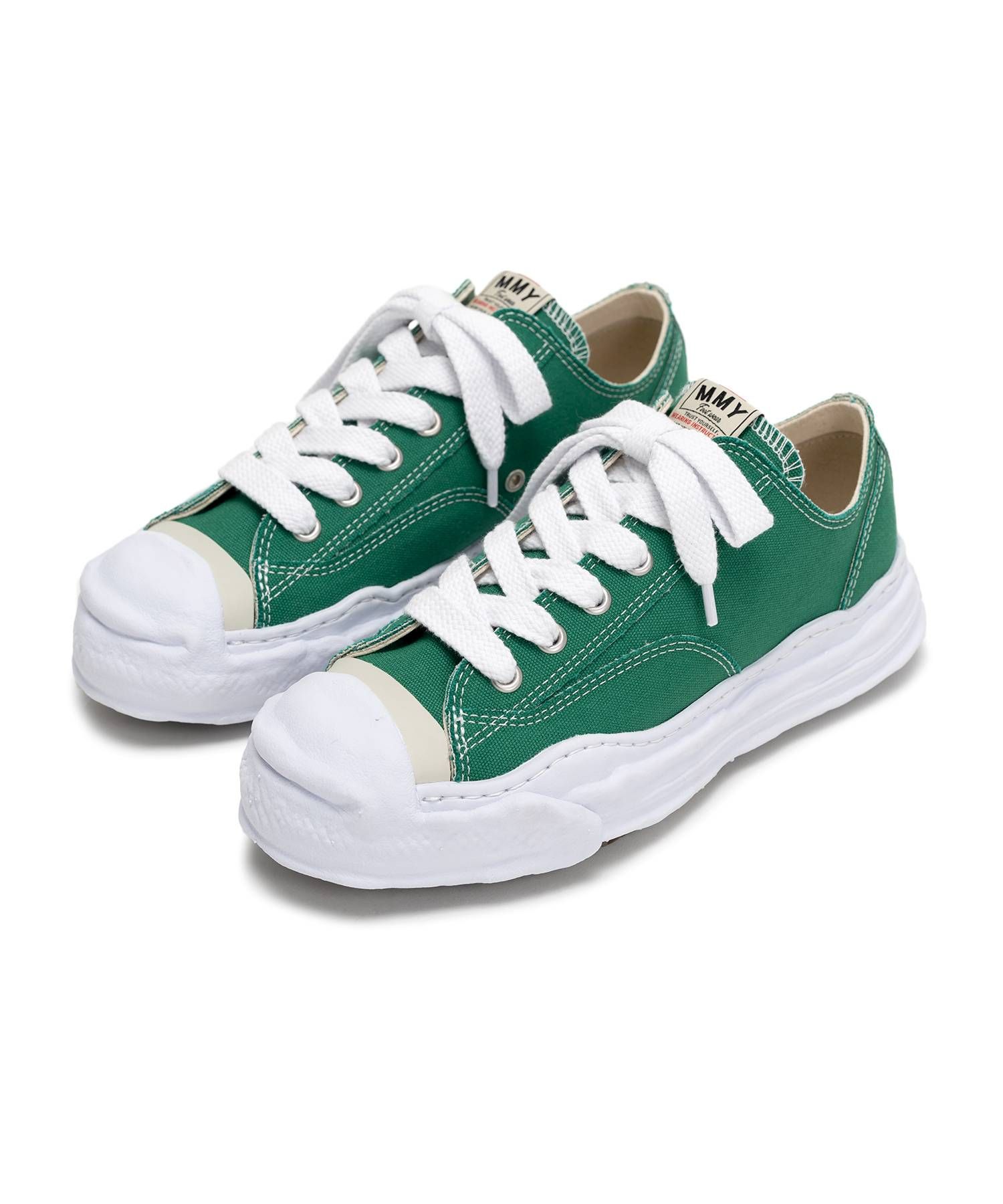 "ハンク" キャンバス ローカット スニーカー / HANK LOW CANVAS SNEAKER / グリーン