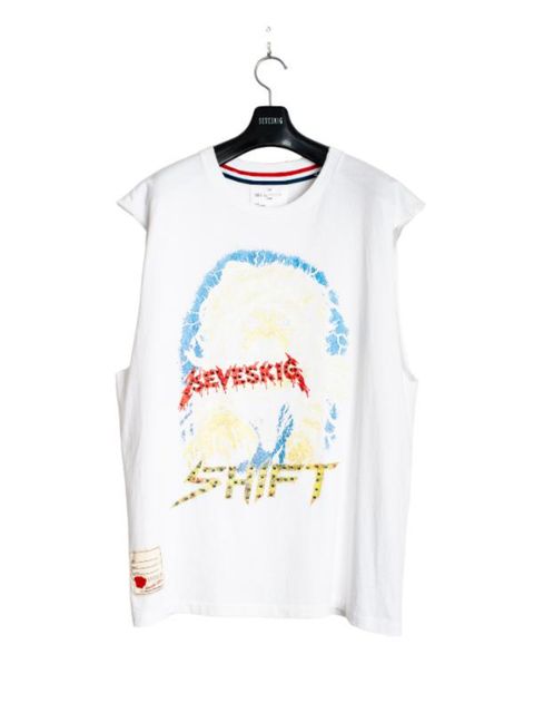 シフト ライオン ティー ノースリーブ シャツ / SHIFT LION TEE / ホワイト