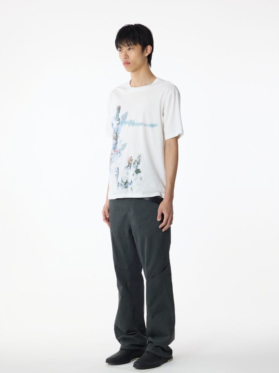 オーバーレイ Tシャツ 半袖 シャツ / OVERLAY T-SHIRT / ホワイト SG27SSTOTS006