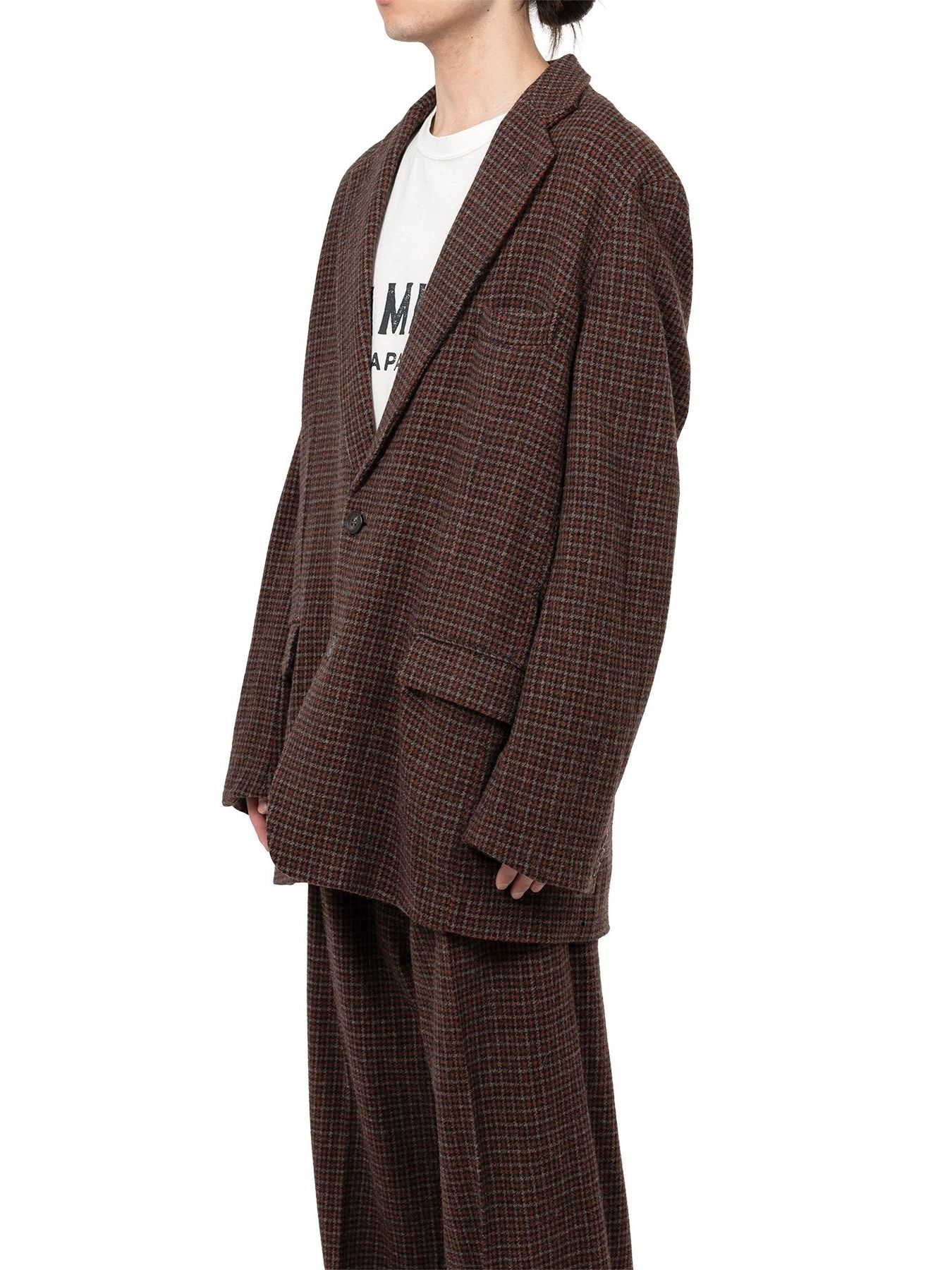 【25AW】シェニール ツイード ジャケット / CHENILLE TWEED JACKET / ブラウン