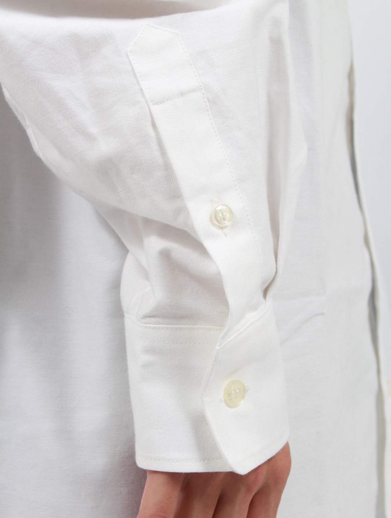 【25AW】オーバーサイズ オックスフォード シャツ / OVERSIZED OXFORD SHIRT / ホワイト