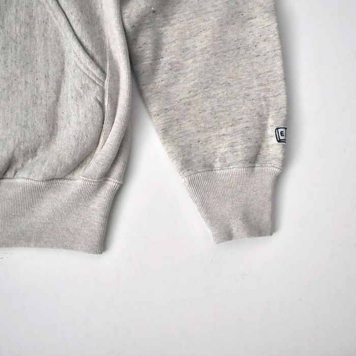 Zip Rib Neck Sweat / Porridge