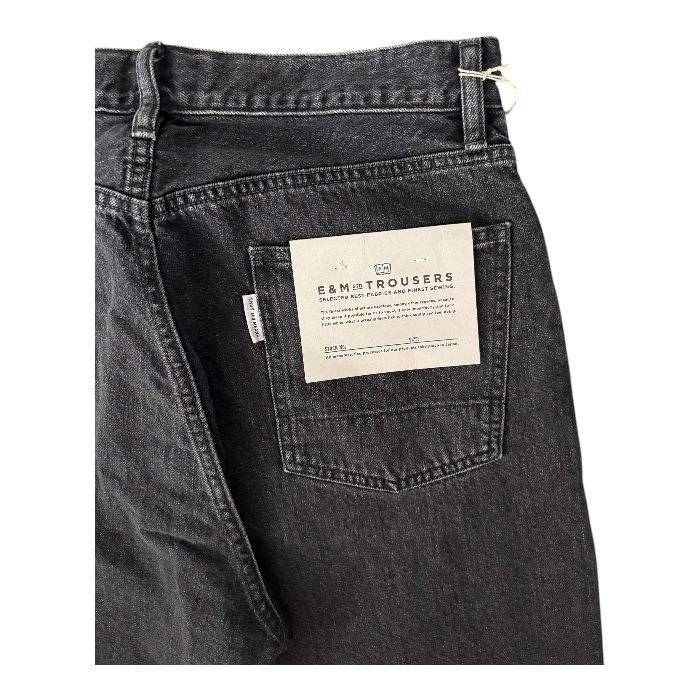 Standard Baggy 5 Pockets Denim / Washed Black
