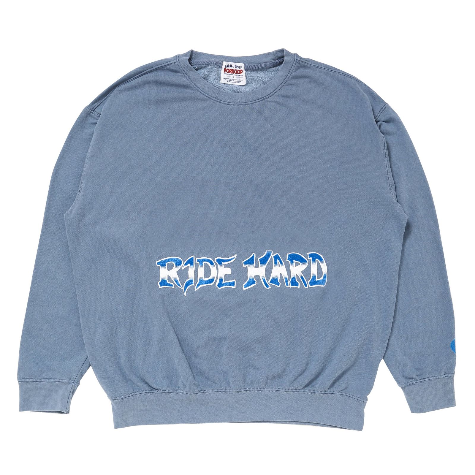 RIDE HARD SWEAT / BLUE GRAY / スウェット