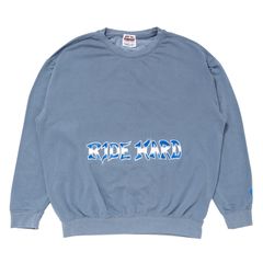 RIDE HARD SWEAT / BLUE GRAY / スウェット