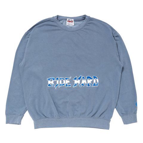RIDE HARD SWEAT / BLUE GRAY / スウェット