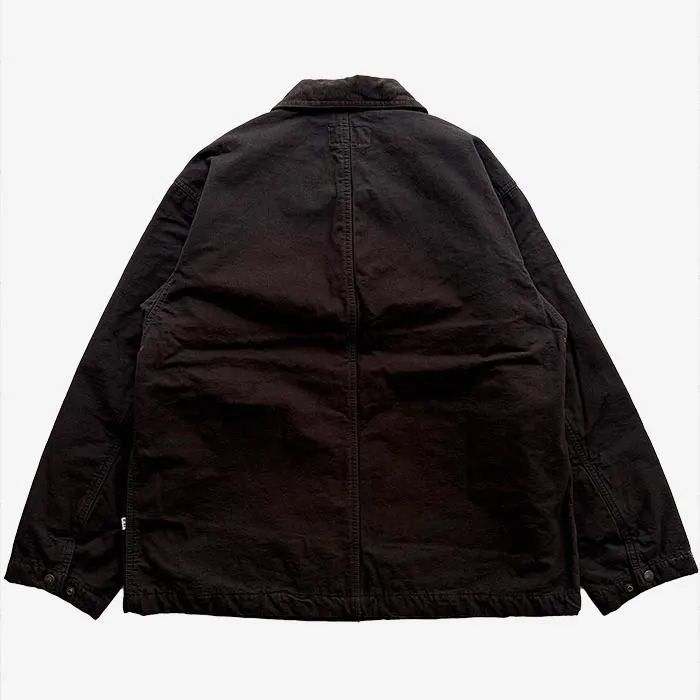 Quilted Coverall / Muddy Black