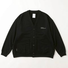 TECH SWEAT CARDIGAN | BLACK
