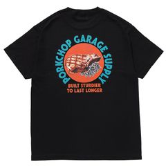 PC & SCREW TEE / BLACK / プリントティー