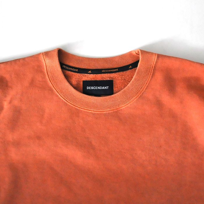CETUS CREW NECK PIGMENT DYE / ORANGE