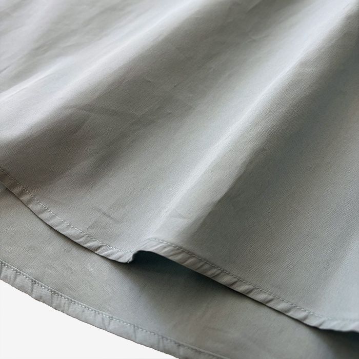 ALUMO for GP L/S Oversized Regular Collar Shirt / Smoke Blue