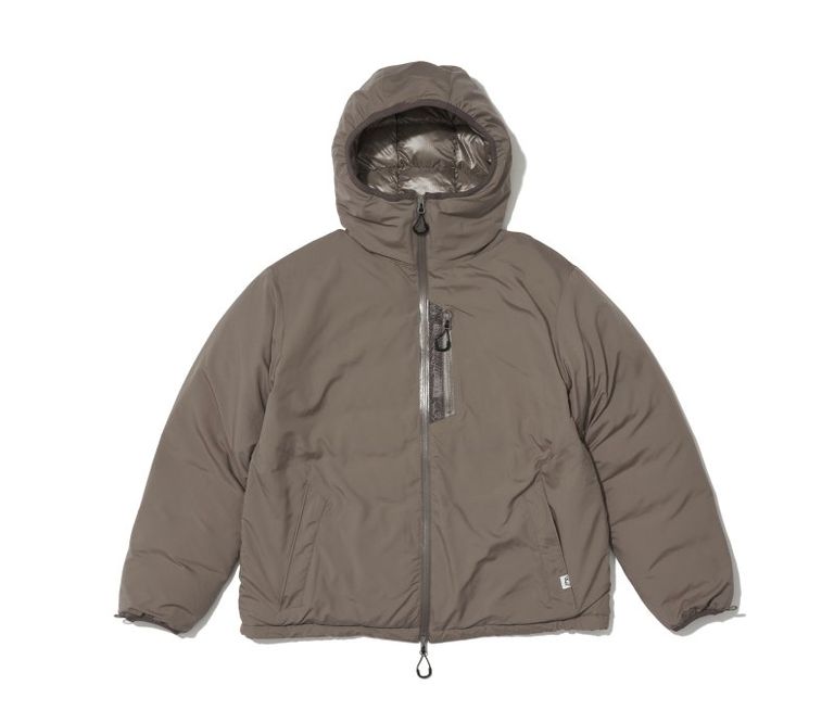 COMFY OUTDOOR GARMENT - PUFF HOODIE DOWN-2023FW- / D.GREIGE