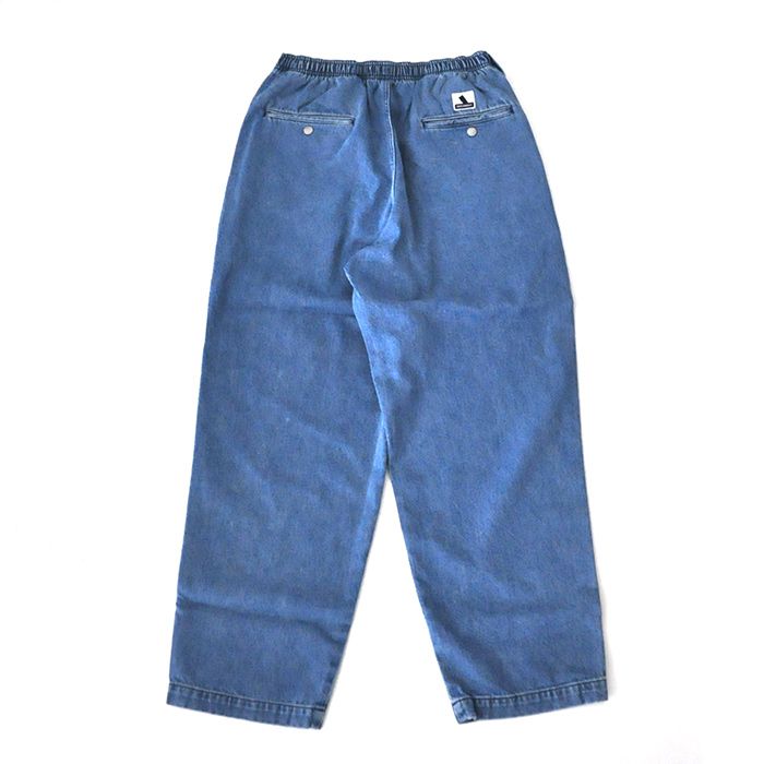 【送料無料】 DENIM SHORE - DESCENDANT BEACH Stripe | INDIGO / TROUSERS パンツ