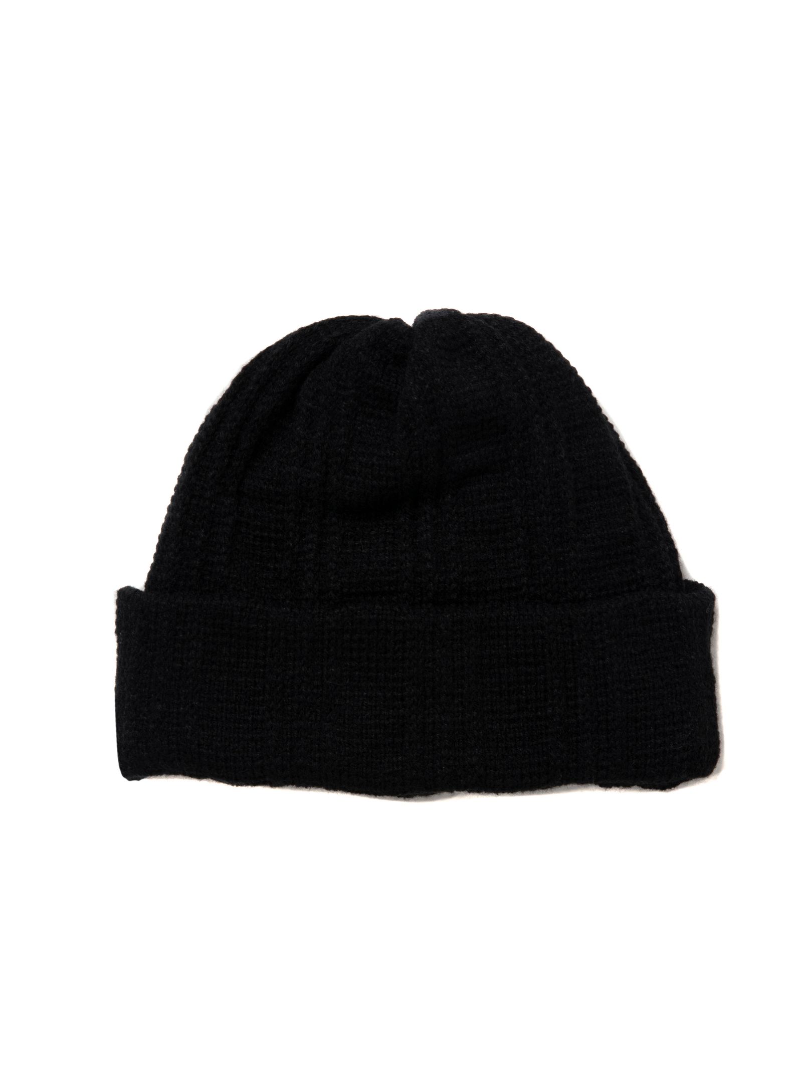 Random Rib Cuffed Beanie / BLACK / ビーニー / CTE-25A502