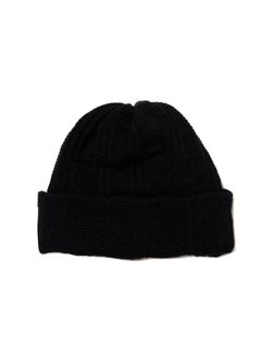 Random Rib Cuffed Beanie / BLACK / ビーニー / CTE-25A502