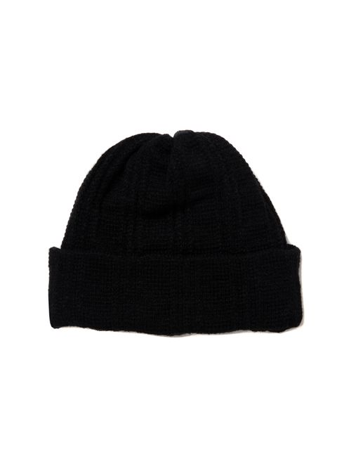 Random Rib Cuffed Beanie / BLACK / ビーニー / CTE-25A502