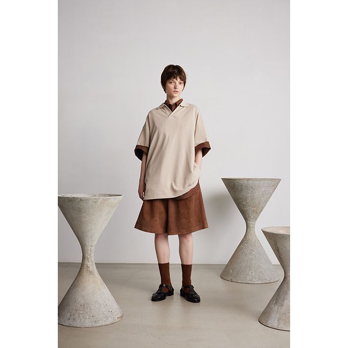 PIMA COTTON HEAVY PIQUE POLO ダークネイビー25ss Pima Cotton Heavy Pique Polo