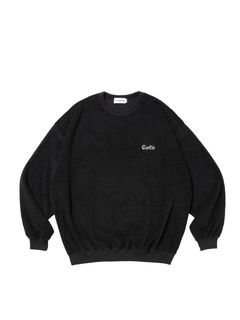T/C Heavy Pile Crew / BLACK /  パイル スウェット