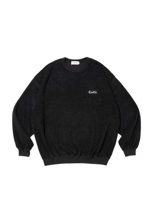 T/C Heavy Pile Crew / BLACK /  パイル スウェット