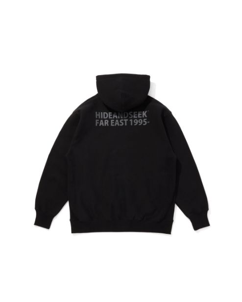 Logo Hooded Sweat Shirt (25aw) / BLK×C-GRY / ロゴ入りパーカー