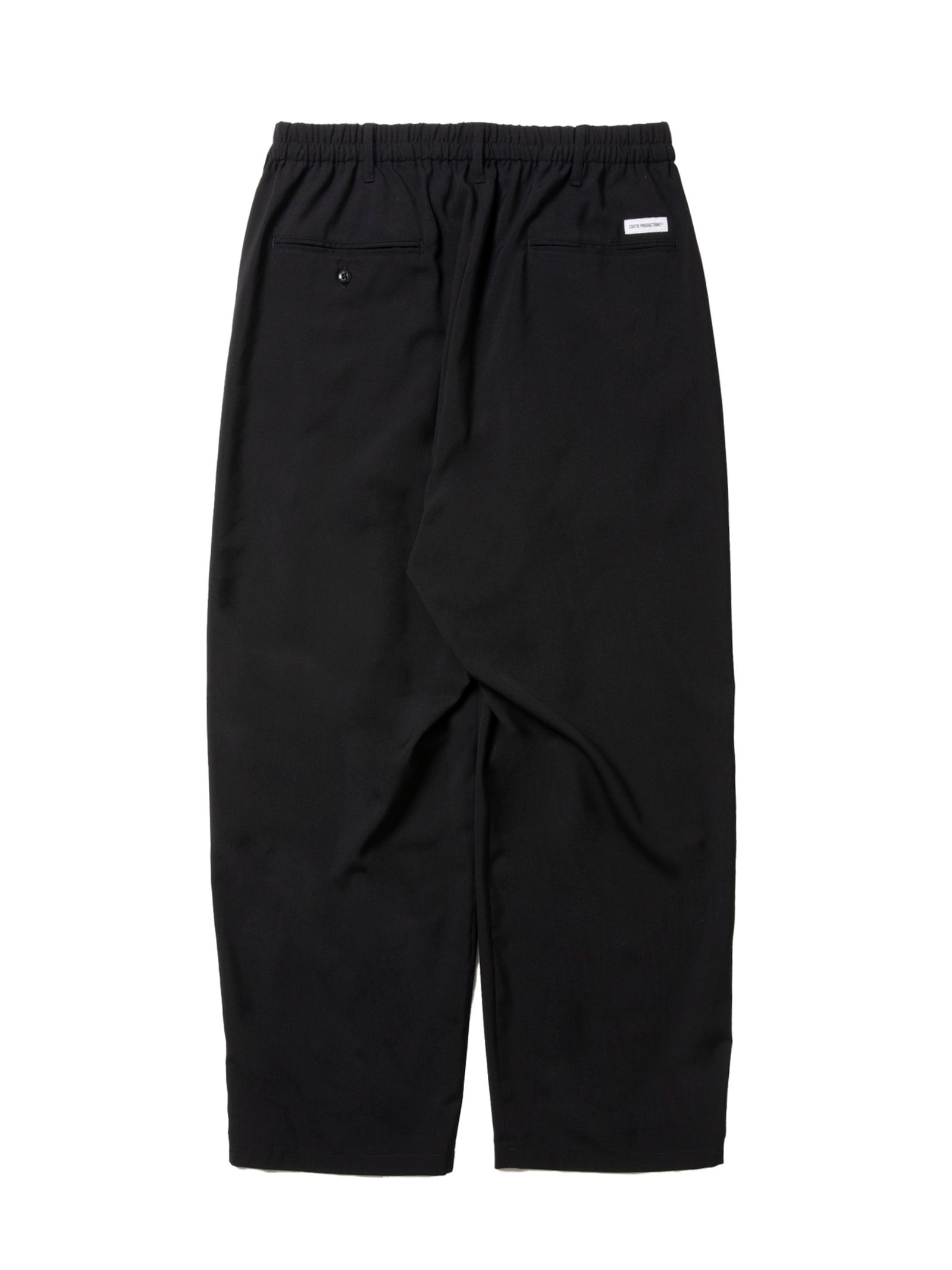 T/W 2 Tuck Easy Pants / BLACK /  ストライプイージーパンツ / CTE-25A101-PLAIN