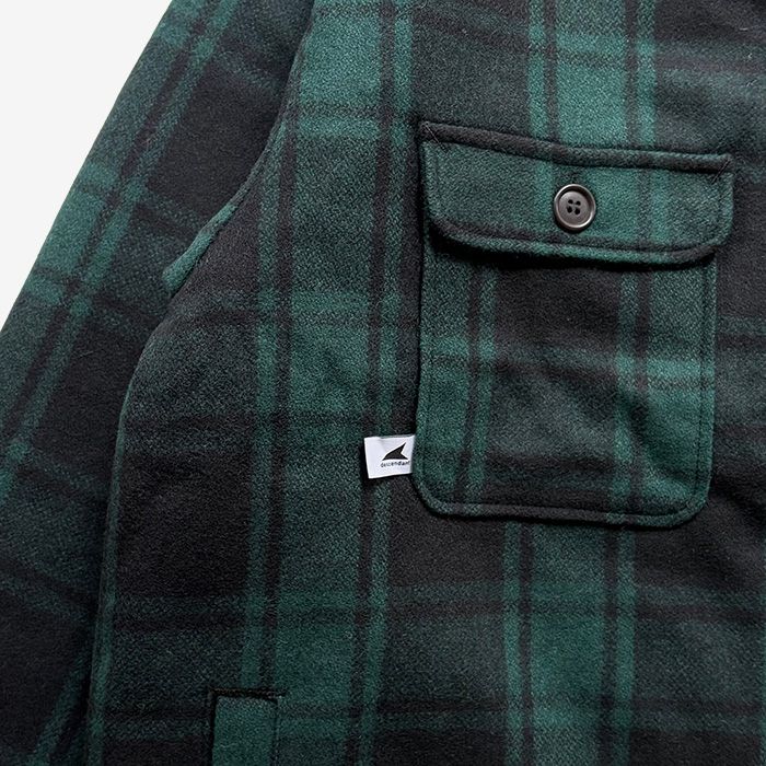 CRA90 PLAID JACKET Post O'Alls / GREEN