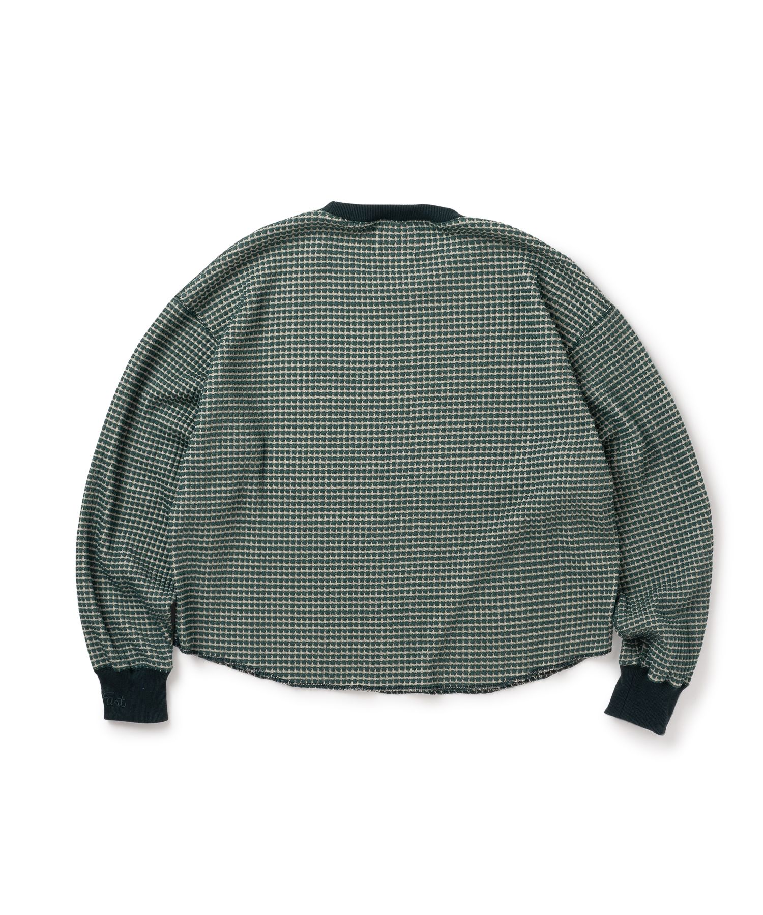 SON OF THE CHEESE - HOLD FAST THERMAL SHIRT / GREEN / サーマルシャツ | Stripe  Online Store