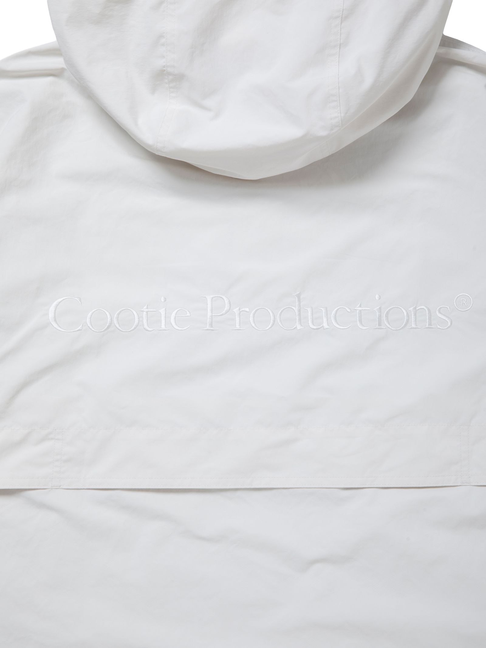 Polyester Taffeta Anorak Hoodie / OFF IVORY /  アノラックジャケット