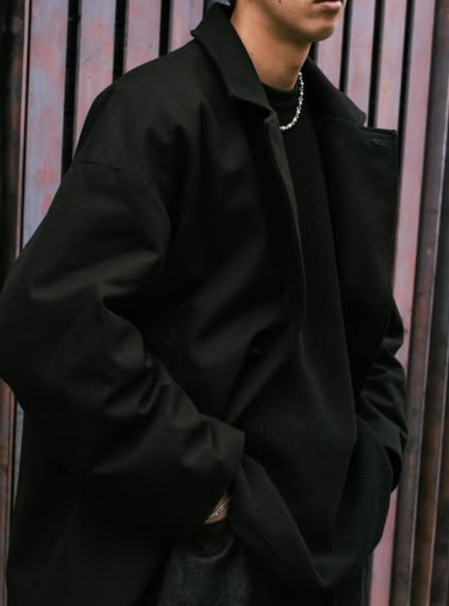 Cotton Canvas Padded Short Coat / BLACK / キャンバスコート / CTE-25A214