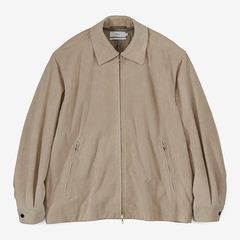 Goat Suede Blouson / BEIGE