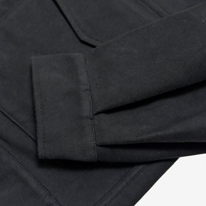 Women / Cotton Double Serge Zip Jacket / Black