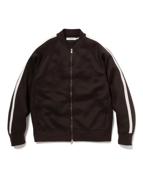 COACH FULL ZIP BLOUSON POLY JERSEY / BROWN / ジップブルゾン