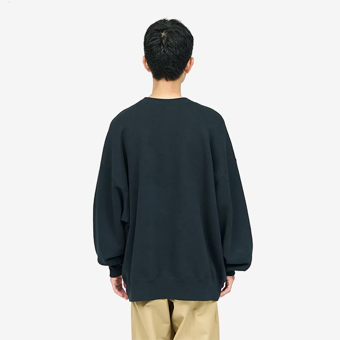 HEAVY OZ CREW NECK SWEAT / BLACK
