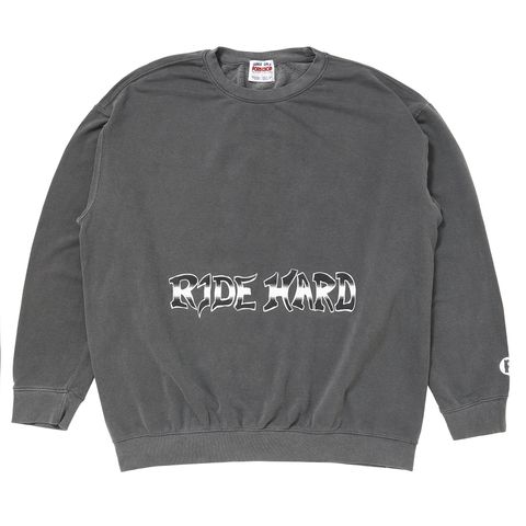 RIDE HARD SWEAT / ASH BLACK / スウェット