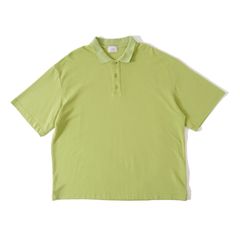 PIQUET POLO SHIRT / LIME