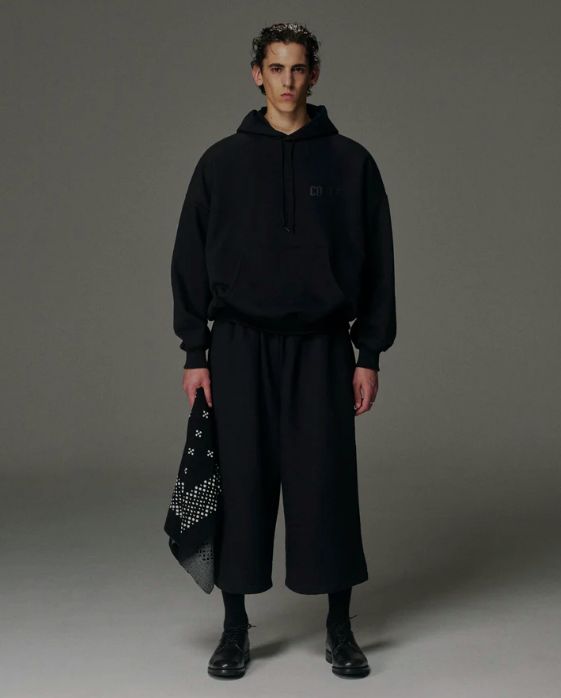 Chubby Sweat Hoodie / BLACK /  T/Cバルキー糸パーカー / CTE-25A321