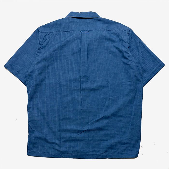 Open Collar Panama S/S Shirt / SX(Sax)