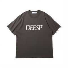 Embroidererd LZR Tee / Graphite /  ロゴ刺繍ティー